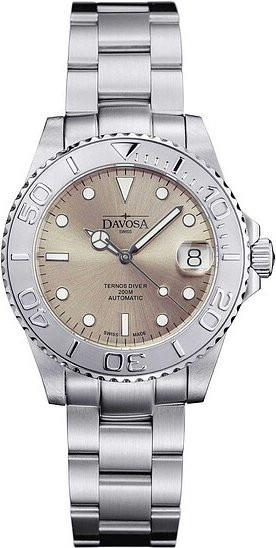 Davosa Armbanduhr Ternos Medium, Automatik, Edelstahl, 36,5 mm, Damen - Bild 1