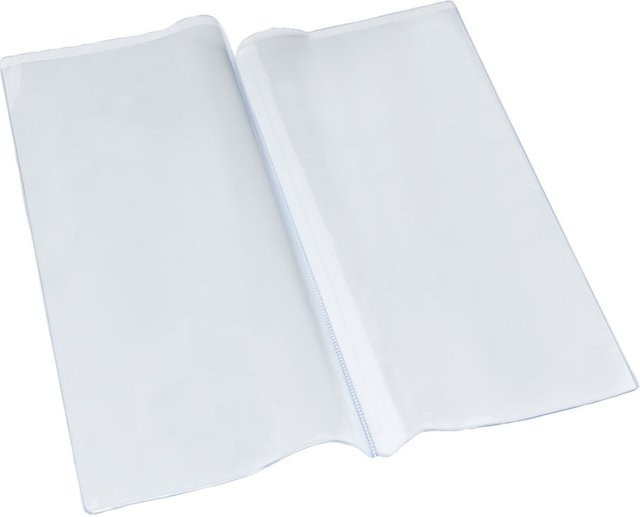 VEGA Doppeltransparenthüllen gefalzt im Barformat, transparent, 10 Stück pro Packung - Bild 1