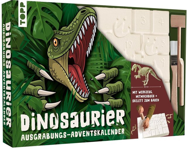 Topp Dinosaurier Adventskalender aus Holz ab 7 Jahren - Bild 1