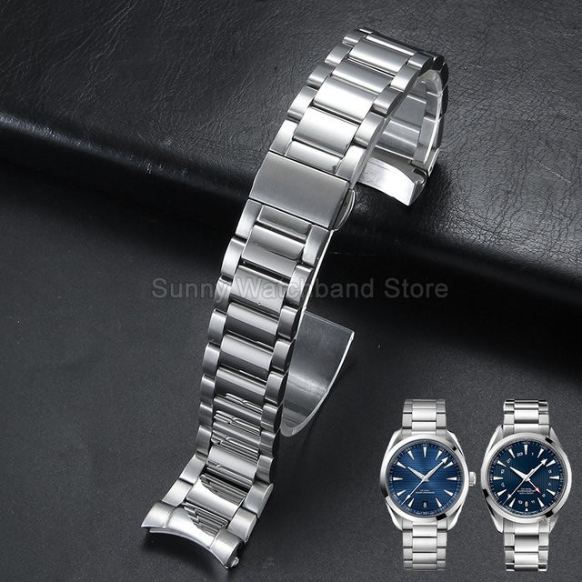 Omega Uhrenarmband Edelstahl, 20 mm - Bild 1