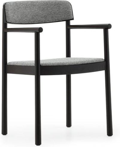 Normann Copenhagen Timb Armlehnstuhl in Schwarz mit Stoffbezug und mattem Finish - Bild 1