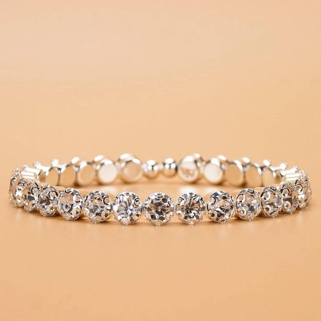 Armband, Silber, Diamant, Damen - Bild 1