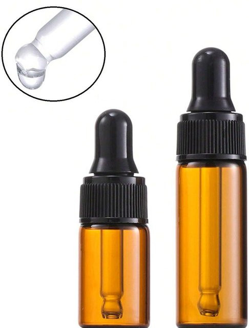 StarDu Packing Tropfflaschen aus Braunglas, 10 Stück, 1 ml bis 5 ml - Bild 1