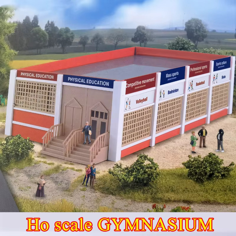 FunTrying Fitnessstudio Modellbau Kit, 1:87 (Spur H0), Kunststoff - Bild 3