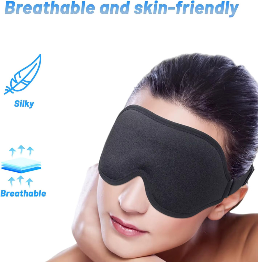 FODRK Schlafmaske, 3D-Augenbinde, Unisex - Bild 6