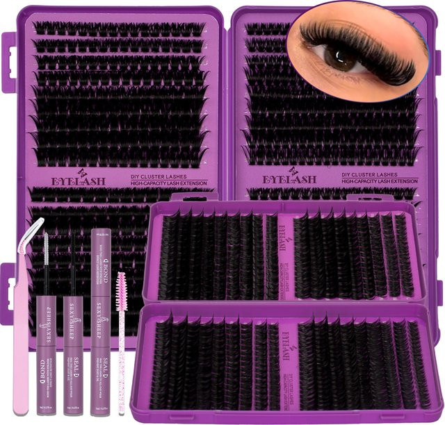 SEXYSHEEP Wimpernbüschel-Set, Black, Unisex - Bild 1