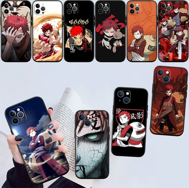 RA20 Naruto Gaara Handyhülle für Apple iPhone 16 15 14 13 12 Pro Max Plus Mini in Multicolour - Bild 1