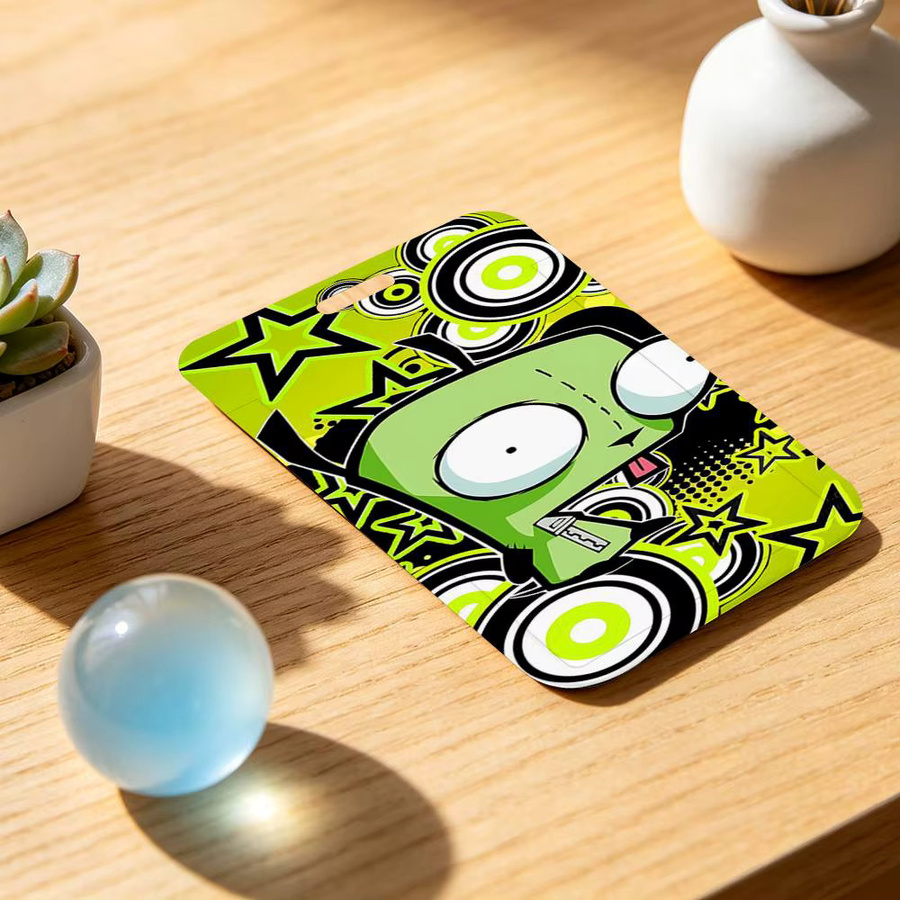 I-Invader ZIM Ausweishalter mit Umhängeband aus Kunststoff für Schule und Büro - Bild 3