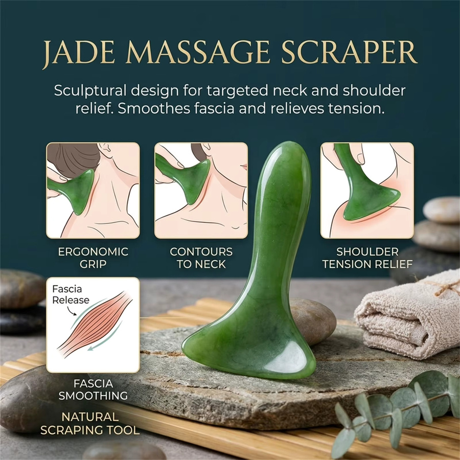 DKSHETOY Gua Sha Schabewerkzeug, Unisex - Bild 2