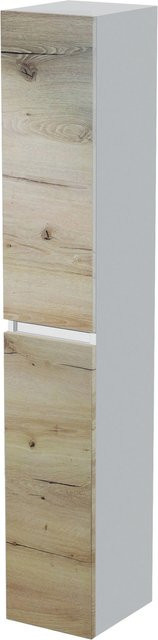 Sanotechnik Bad-Hochschrank Weiß matt B/T: 30 cm, H: 180 cm - Bild 1