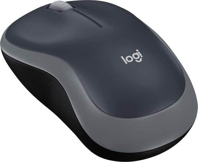 Logitech M185 Kabellose Maus mit 2,4G USB-Empfänger in Grau - Bild 1