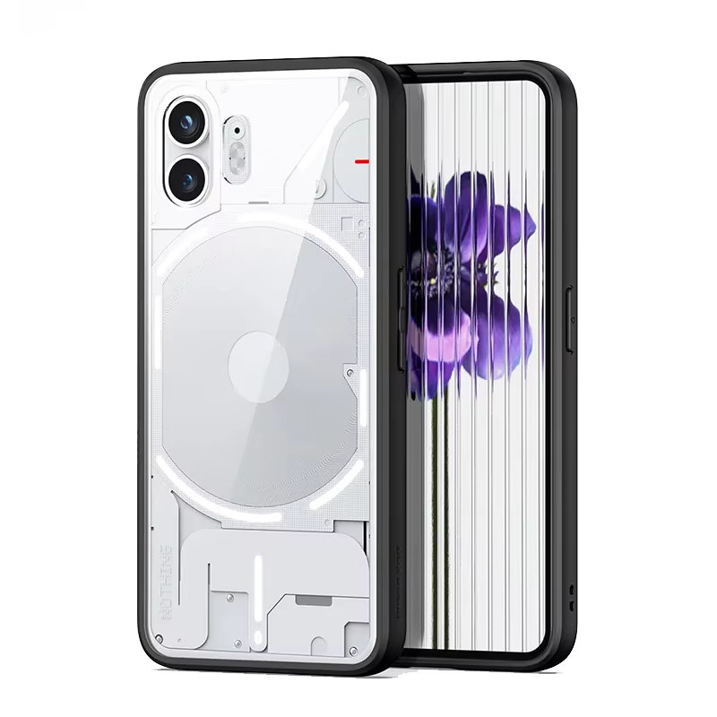 DUX DUCIS Militärische Airbag-Schutzhülle für Nothing Phone 3a Lite, 2a Plus und CMF Phone 2 Pro 1, stoßfeste Acryl-Rückabdeckung in Schwarz oder Transparent - Bild 1