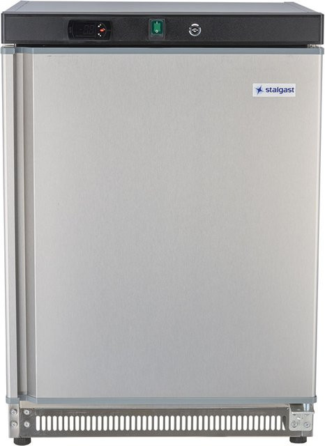Stalgast Kühlschrank INOX VT66UE in Silber, 115 l, B: 60 cm, H: 85,5 cm, T: 58,5 cm - Bild 1