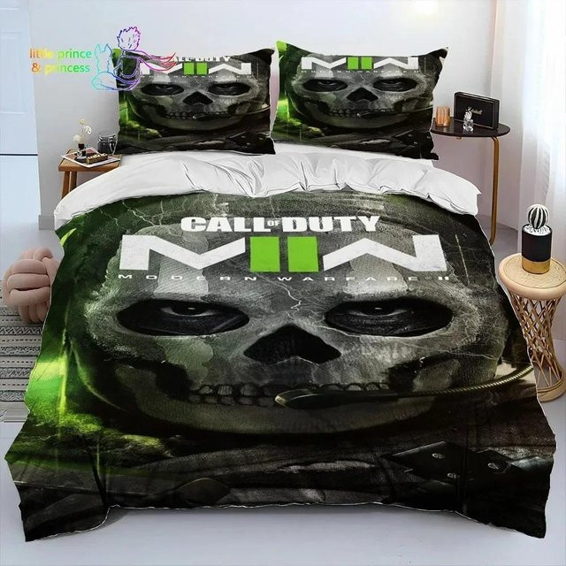 Call of Duty Gamer Bettwäsche-Set von Binchi Outdoor Product in Schwarz, B/H: 180 x 210 cm - Bild 1