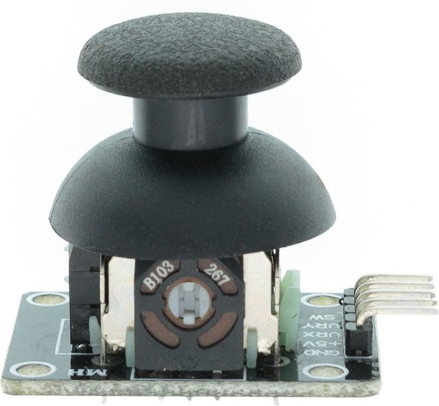 AITEWIN ROBOT KY-023 Dual-Achsen XY Joystick Modul für Arduino in Schwarz - Bild 1