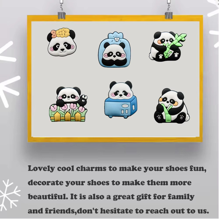 Lanxi League Panda Schuh Charms, Kinder - Bild 3
