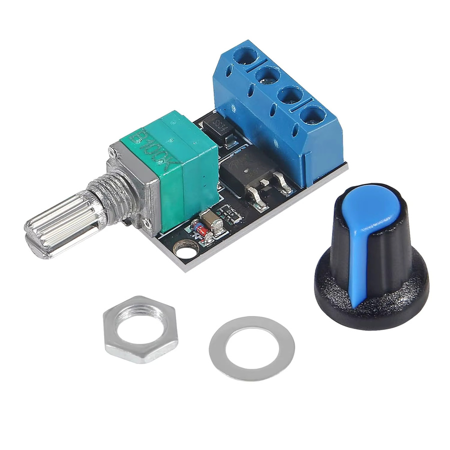 AOKIN 4er-Set PWM DC-DC Motor Speed Controller Modul, 4,5 V-35 V einstellbarer Regler für 12 V und 24 V, 5A 10A 90 W - Bild 3