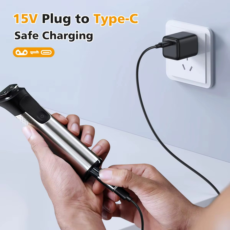 Brangdy Rasierer-Adapter Typ-C Ladekonverter für Philips OneBlade Pro - Bild 2