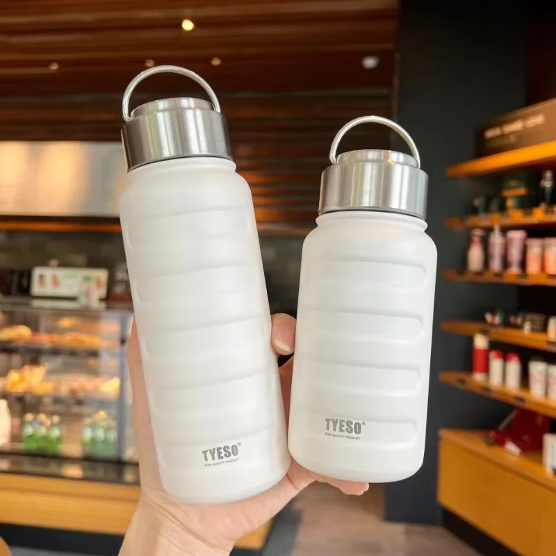 Tyeso Thermos-Wasserflasche aus Edelstahl in Grün, doppelwandige Isolierflasche für Sport und Outdoor - Bild 3