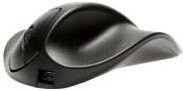 HANDSHOEMOUSE Hippus M ergonomische kabellose Maus in Schwarz (M2UB-LC) - Bild 1