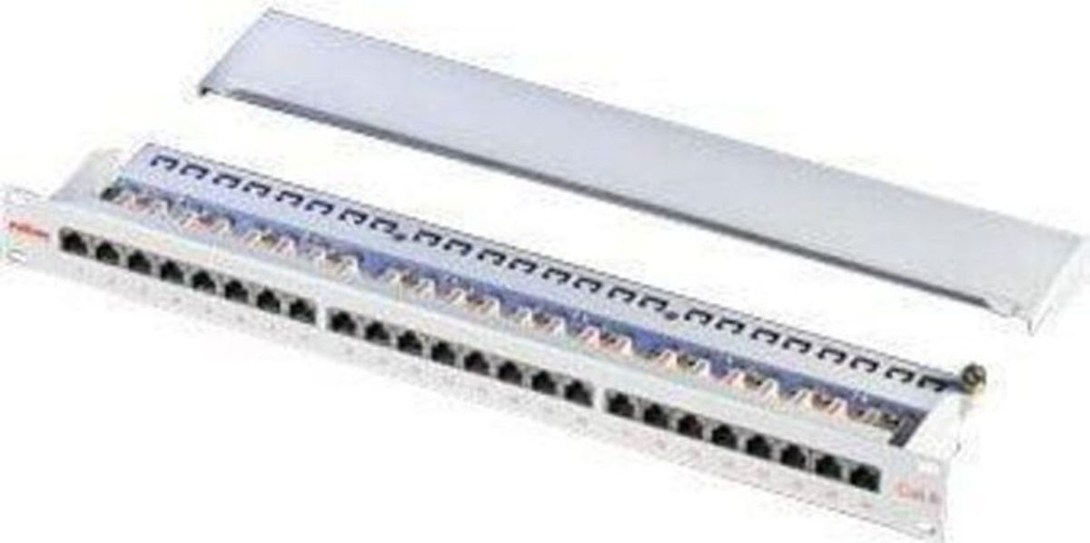 ROLINE CAT 6 Patchpanel 24 Port geschirmt lichtgrau B: 48,30 cm - Bild 2