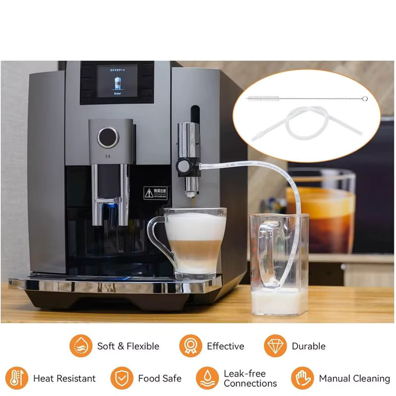 Jura A65Z Milchschlauch-Set für HP3-Anschlüsse und GIGA 6 Kaffeemaschinen, transparent - Bild 3