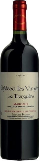 Château Les Vimières Le Tronquéra, Merlot, trocken, Bordeaux, 2021, Rotwein, 0,75 l - Bild 1