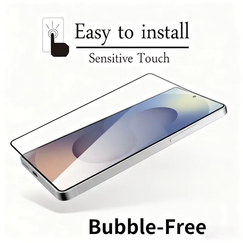 5 Stück Displayschutzfolien aus gehärtetem Glas für Samsung Galaxy S25 S24 Ultra S23 S22 S21 Plus FE, transparent - Bild 4