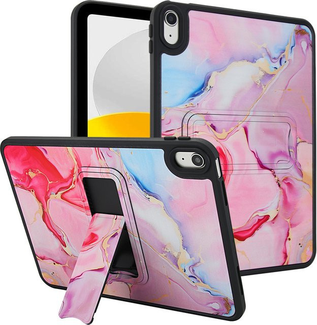 Greliana Schutzhülle aus PC und TPU für iPad Air, iPad Pro 11, iPad mini und verschiedene iPad Modelle in Rot und Mehrfarbig - Bild 1