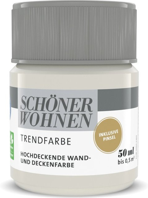 Schöner Wohnen Trendfarbe Tester Pearl matt in Weiß, 50 ml - Bild 1