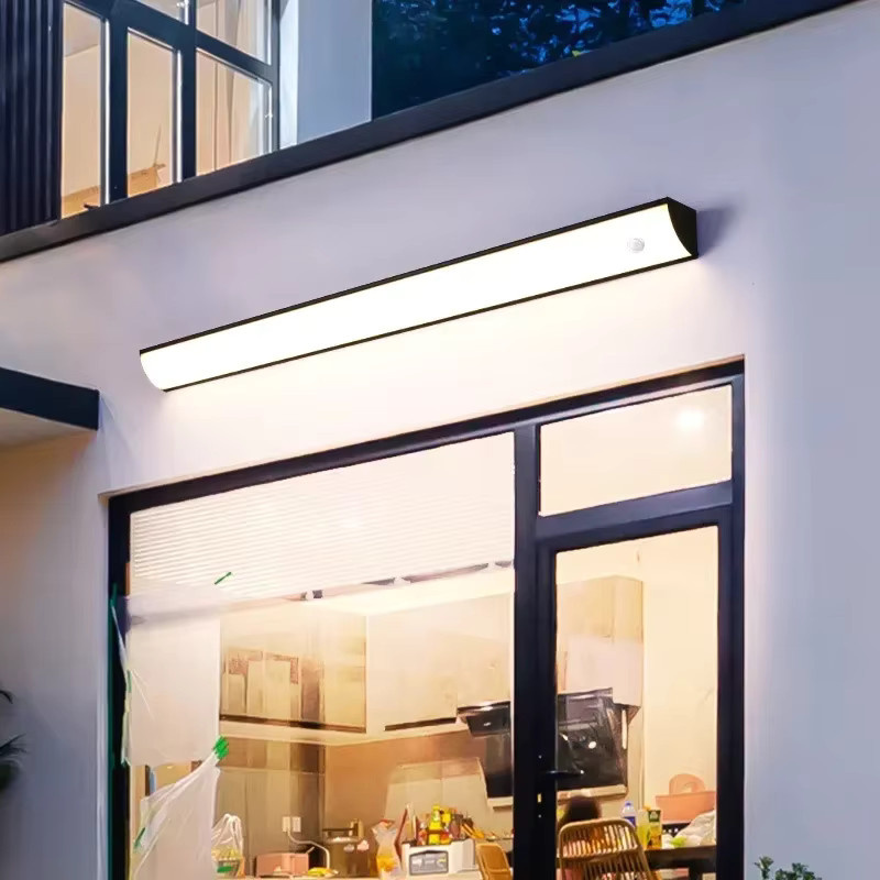Z ZOSIMIO LIGHT LED Wandleuchte Linear in Weiß mit Warmlicht, wasserdichte Außenleuchte für Balkon, Garten und Terrasse - Bild 5