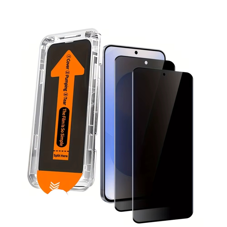 NNBILI 2 Stück Sichtschutz-Displayschutzfolie aus gehärtetem Glas mit automatischer Staubentfernung für Samsung Galaxy S26 6,2 Zoll, transparente Vollabdeckung - Bild 6