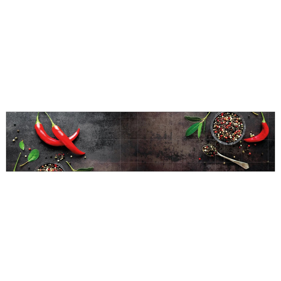 MySpotti Küchenrückwand Profix Cucina Hot Chili in Rot und Mehrfarbig, B/H: 270 x 60 cm - Bild 2