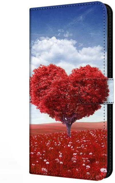 Flip-Ledertasche mit Trageriemen für Samsung Galaxy A-Serie (A15 A25 A35 A55 A54 A53 A52 A34 A42 A32 A24 A23 A22 A14 A12 A16 5G) Kartenetui Cover in Rosa - Bild 1