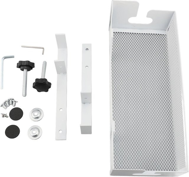 CosyHome Kabelmanagement-Ablage aus Metall mit Klemmenhalterung für den Schreibtisch, Weiß - Bild 1