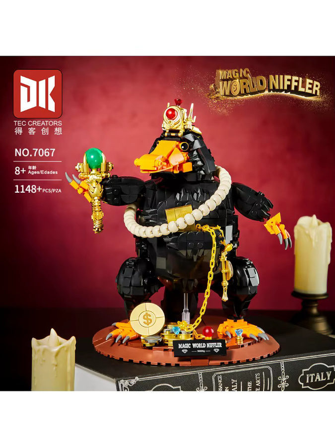 Hot Toys Harry Potter Niffler Bausteine Set aus schwarzem Kunststoff für Kinder ab 8 Jahren - Bild 5