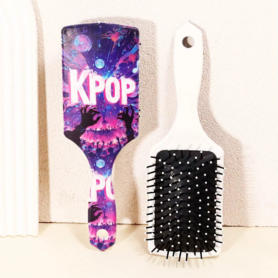 K-HOME Luftkissenkamm mit K-Pop-Musikmuster, Unisex - Bild 2