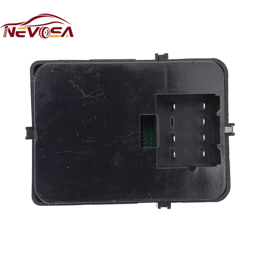 NEVOSA Fensterheberschalter für Chevrolet Chevy Monte Carlo Express und GMC Savana, linke Fahrerseite, Glasknopf, Schwarz - Bild 2