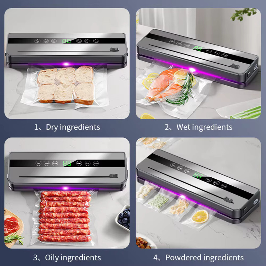 Lpnove Automatischer Haushalts-Vakuumierer mit 120 W und 65 kPa für Fleisch, Gemüse und Lebensmittel - Bild 7