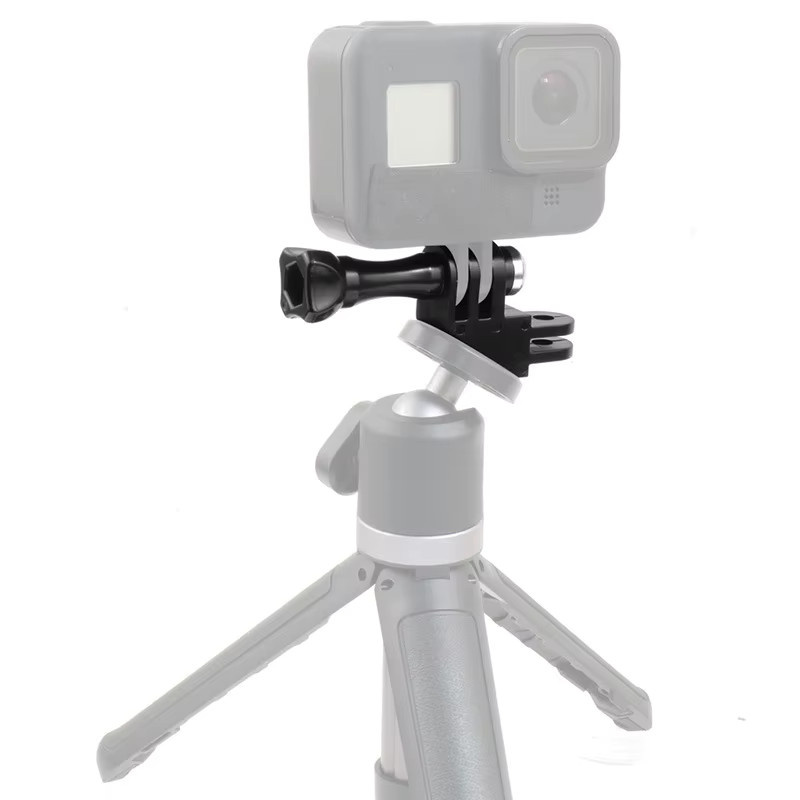Vertikaler 90-Grad-Adapter-Winkel in Schwarz für GoPro, DJI Osmo Action und Insta360 Zubehör - Bild 2