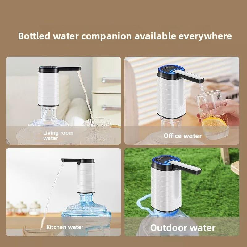 Ren Ming Shang Dian Faltbarer automatischer Wasserspender für Gallonen, tragbare wiederaufladbare Wasserpumpe in Weiß - Bild 3