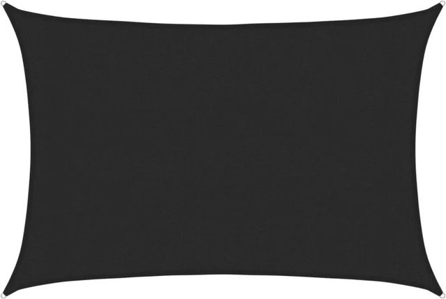 Furnicato Sonnensegel aus HDPE in Schwarz, Rechteckig, B x T: 3 x 4,5 m - Bild 1