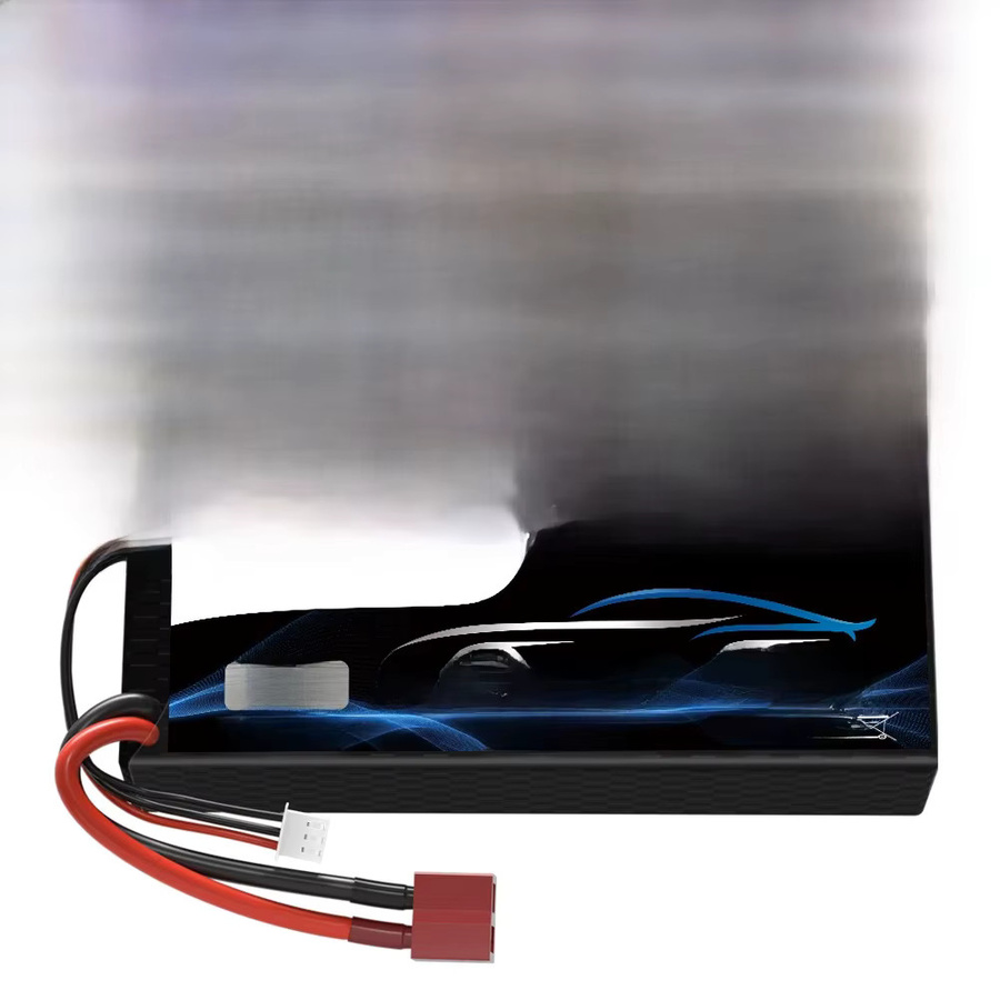 HRB 2S Lipo Akku 7,4 V 6200mAh 100C mit Deans T Stecker Hardcase in Schwarz für RC Autos, LKWs und Monster Trucks - Bild 6