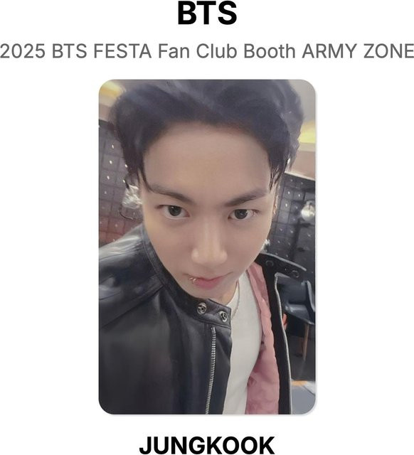 BTS ARMY ZONE Offizielle Fotokarte JUNGKOOK - Bild 1