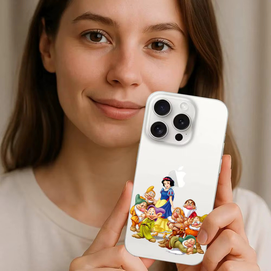 Mesuca S-Snow White Handyhülle für iPhone 16 15 14 13 12 11 Pro Max Plus X XR XS Transparent Weiche Schutzhülle - Bild 3