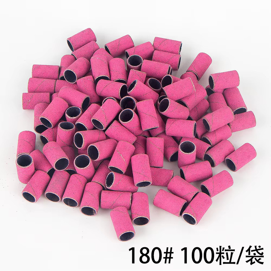 100 Stück Rose Nagel Schleifbänder für elektrische Nagelbohrer, UV Gel Acryl Entferner - Bild 4
