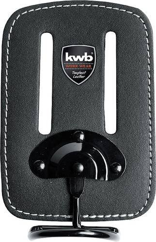 Kwb 906110 Hammerhalter aus Leder in Schwarz und Silber - Bild 1