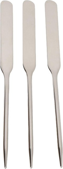 Shoemst Nail Art Rührstab Edelstahl, 3 Stück, weiß - Bild 1