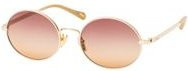Chloé CH 0326S Sonnenbrille, Rund, Vollrand, Metall, Gold, Brown, Damen - Bild 1