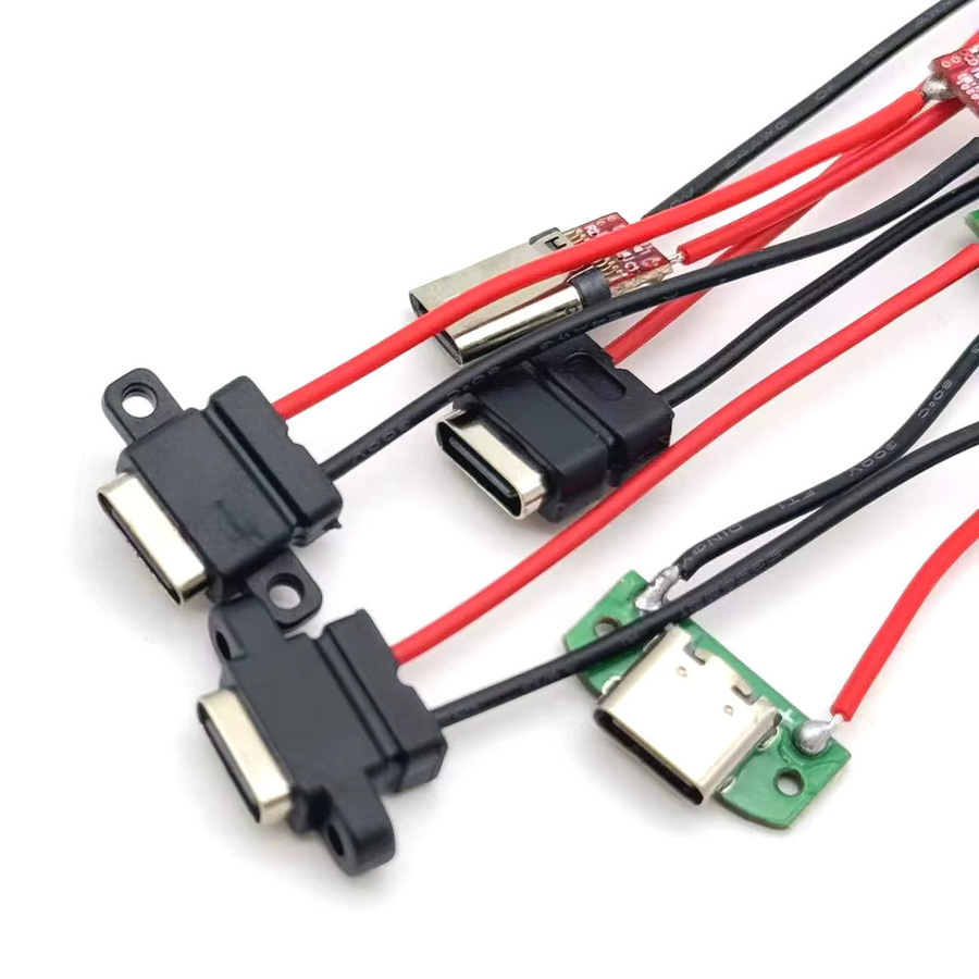 LAJQTAO USB-C Stecker auf USB-C Buchse Adapter für schnelles Laden mit 3A, Multicolor - Bild 2